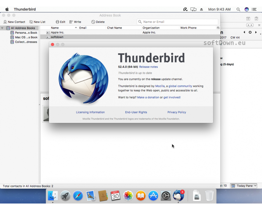 mozilla thunderbird for mac